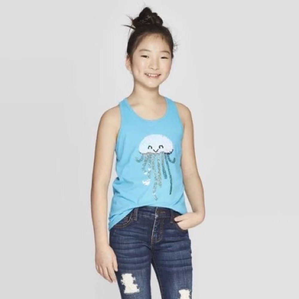 Reversible Sequins Tanktop